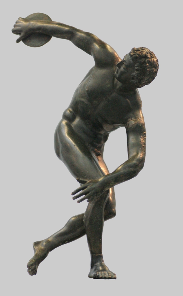 bronze discus thrower statue (1)