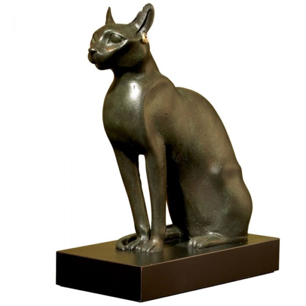A cute Egyptian cat statue for inner decor - Aongking Sculpture