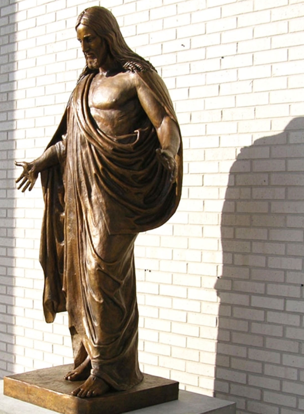 Jesus Statue Sculpture Religious Bust Statue Catholic Art