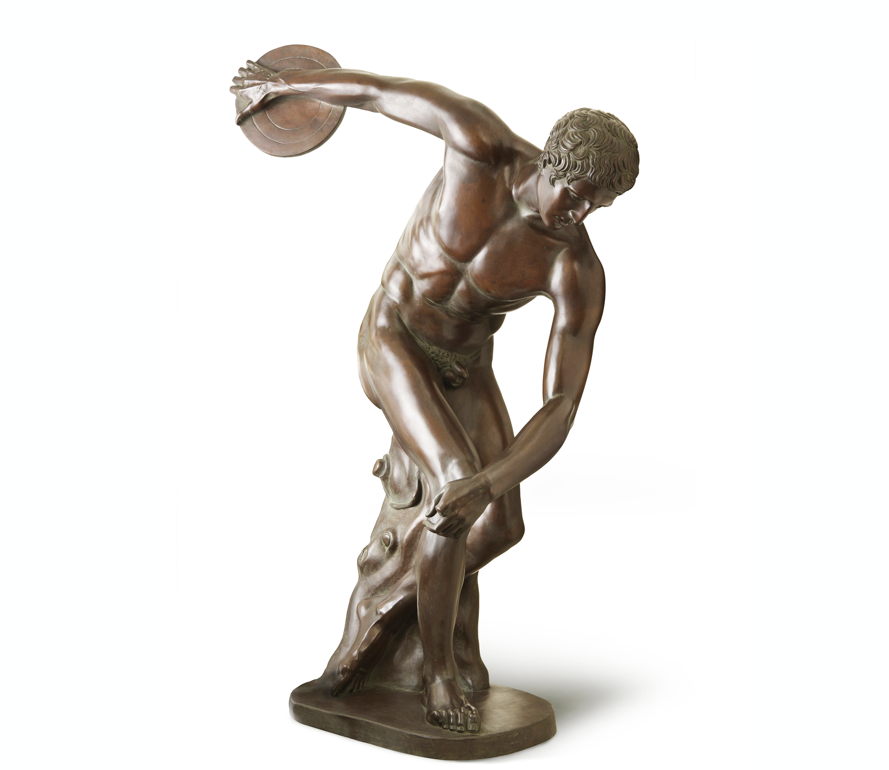 bronze Myron sculpture of Discus Thrower