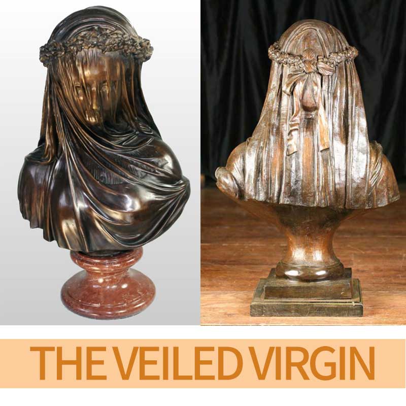 the decoration of Veiled Virgin Mary