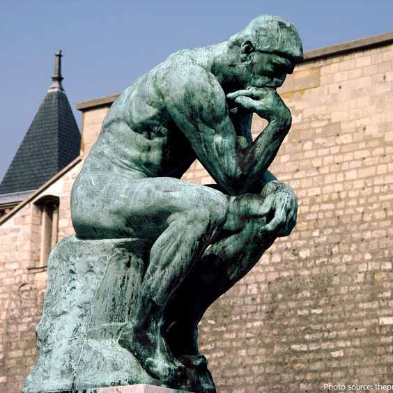 the thinker Sculpture