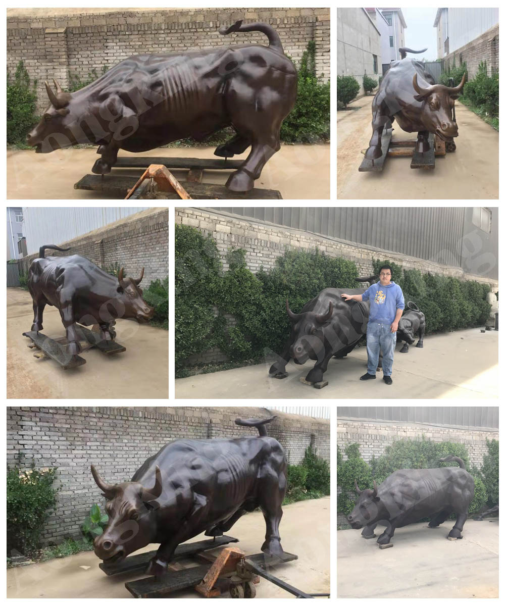 wall street bull statue from Aongking