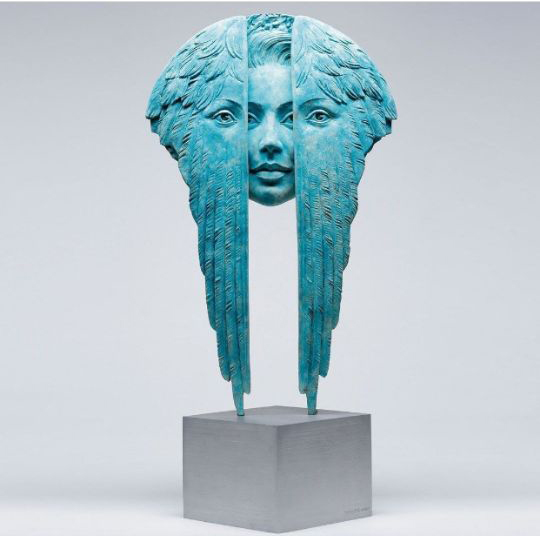 Sylph Tina Bronze Sculpture by Volodymyr Tsisaryk