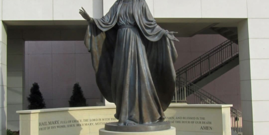 Catholic Mary Queen of Heaven Bronze Sculpture by D.A.Clark