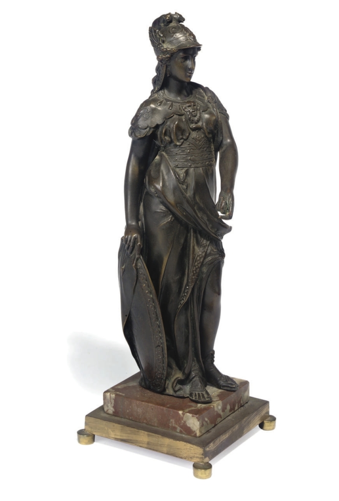 Bronze Minerva Statue