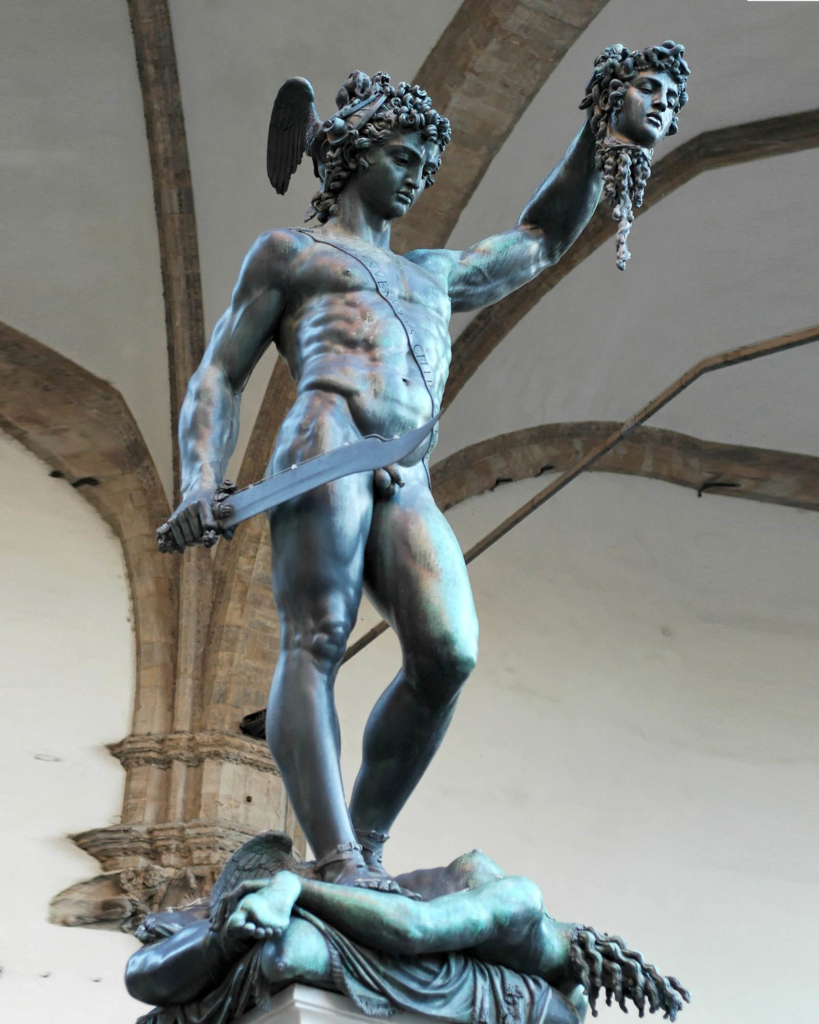 Perseus with the head of Medusa replica
