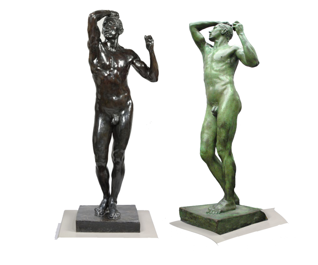 age of bronze statue