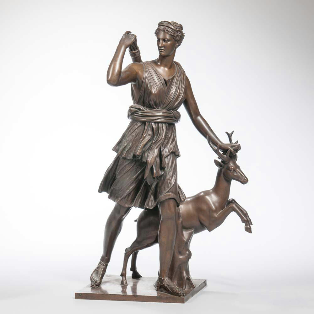 Goddess Artemis with Deer