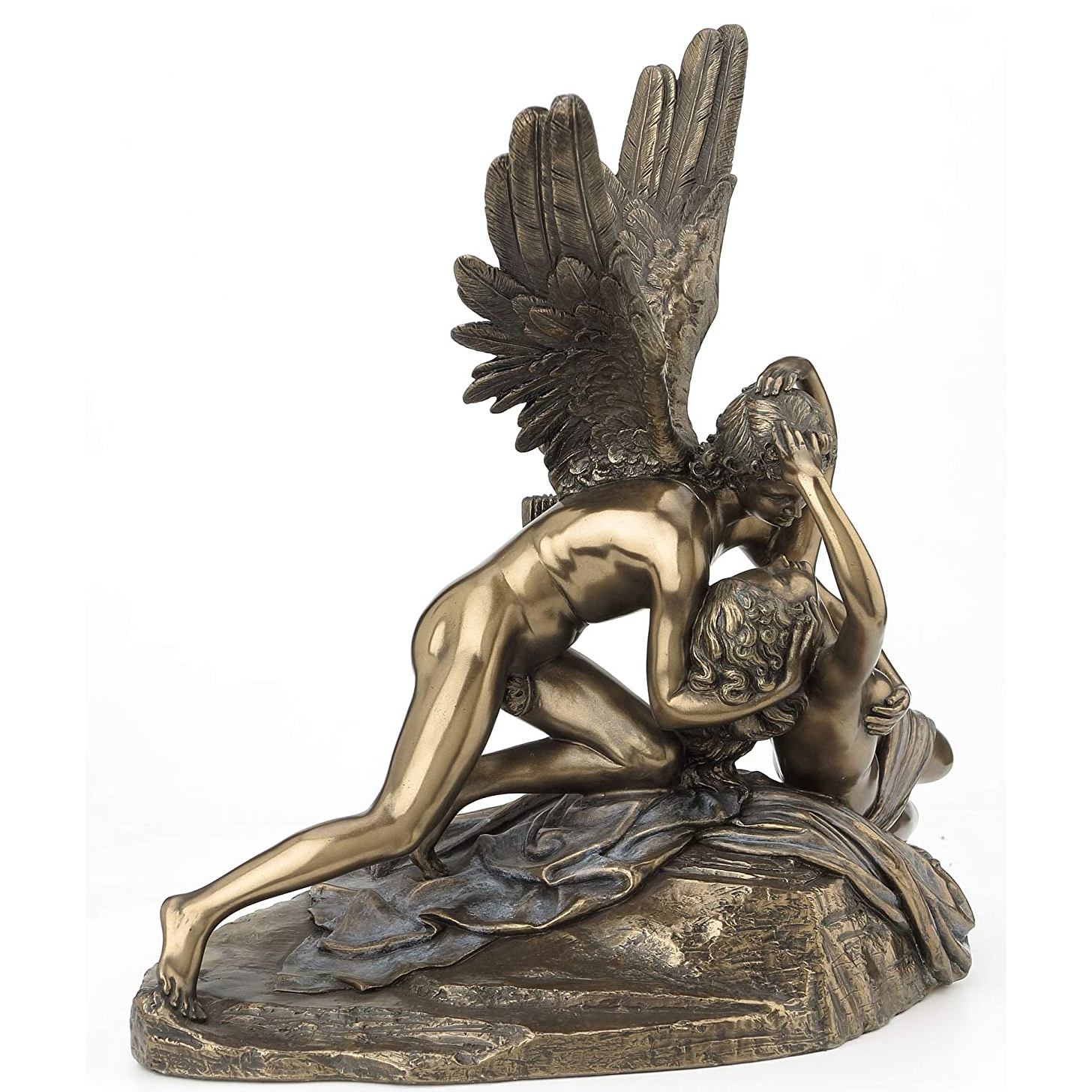 Lost Wax Bronze Cupid and Psyche Statue