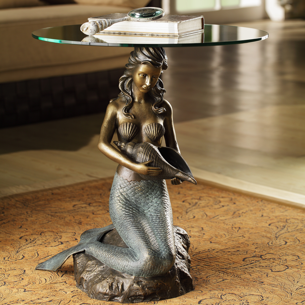Luxury Mermaid Beauty Woman Figure /Sculpture Modern Statues For Home Decoration 