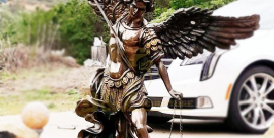 Famous St. Michael sculpture