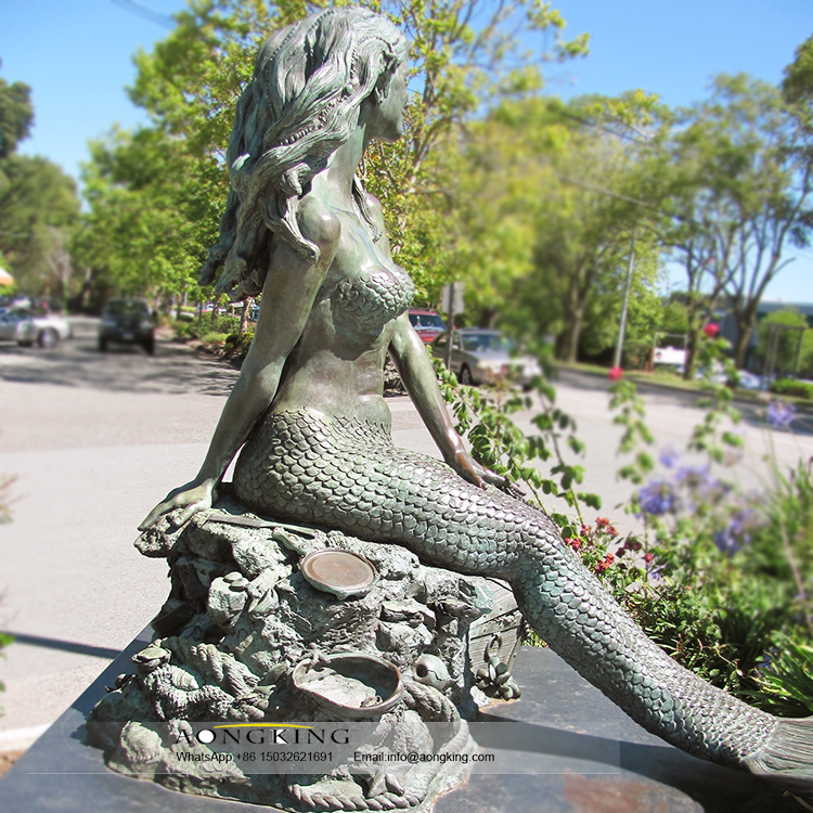 mermaid in garden