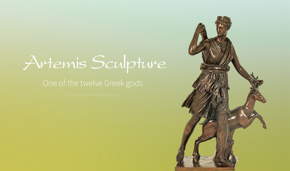 Bronze statues Artemis Sculpture