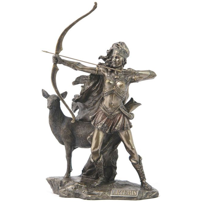 Bronze Ancient Goddess Artemis