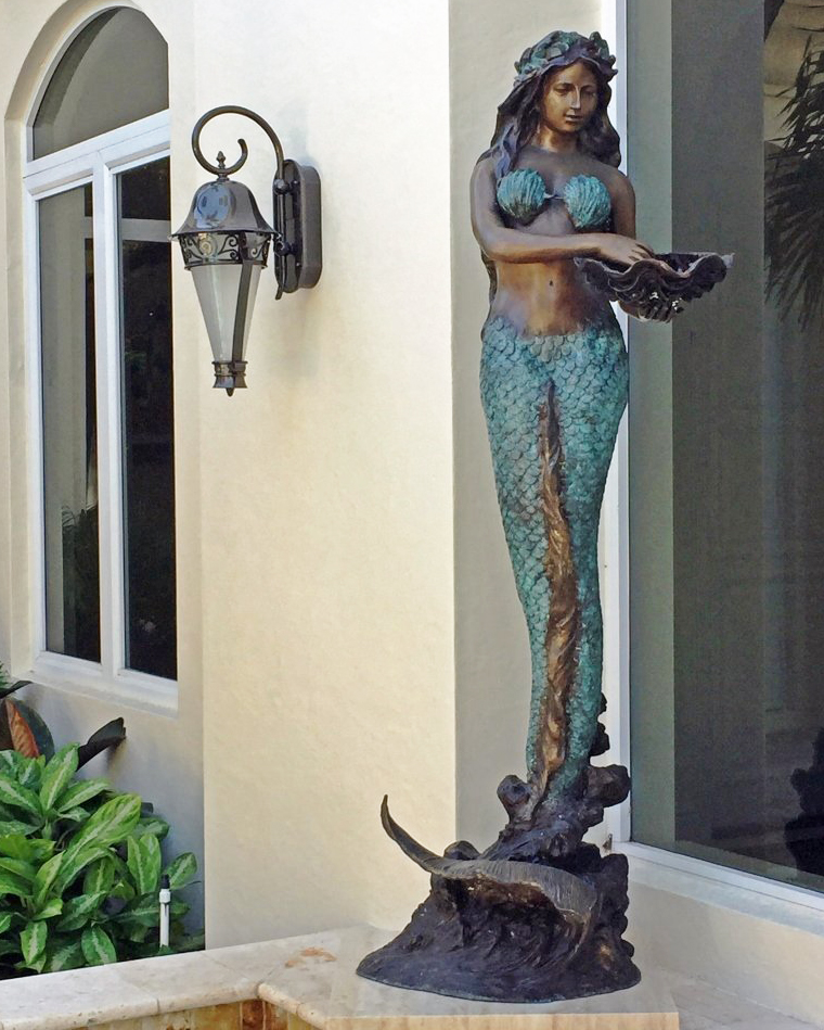 Bronze Elegant Mermaid