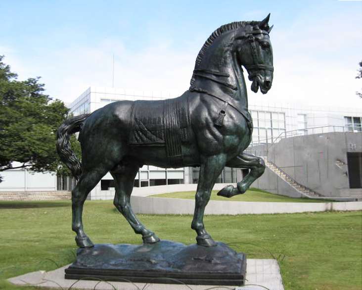 Elegance Bronze Cast Horse Sculpture