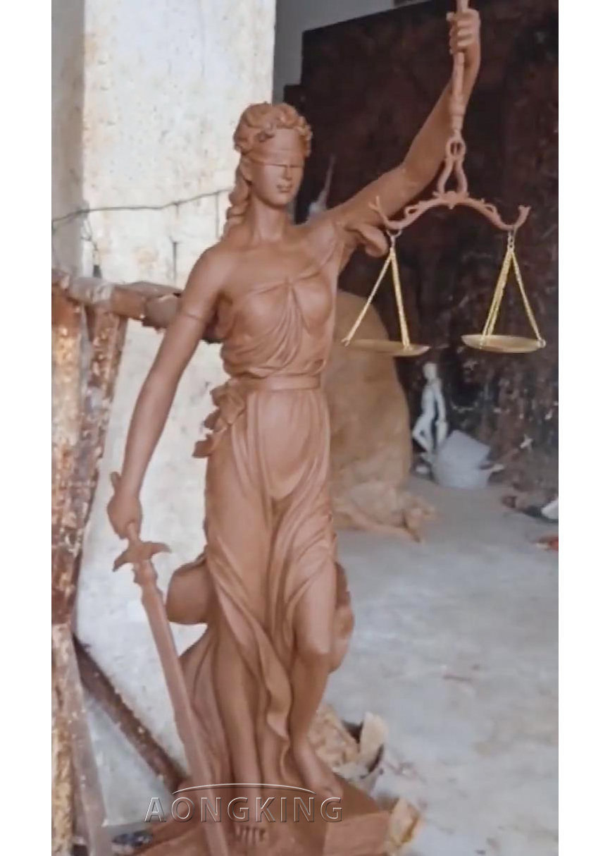 Famous Figure of Ancient Greek Justice Goddess