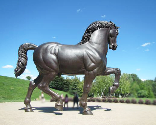 Large Outdoor Bronze Horse Sculpture