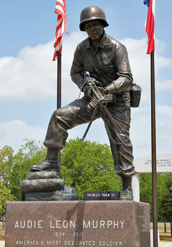 military portrait statue