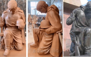 life size military statues for sale