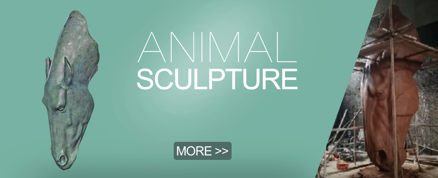 animal sculptures