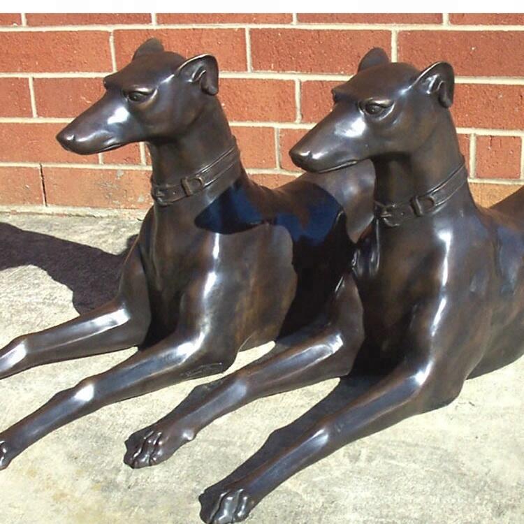 bronze pet sculptures