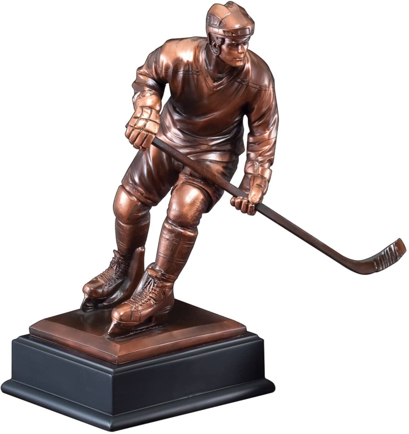 Bronze Ice Hockey Sculpture