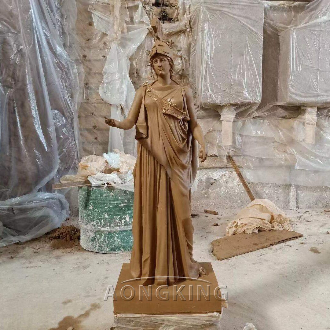 large ancient Athena statue