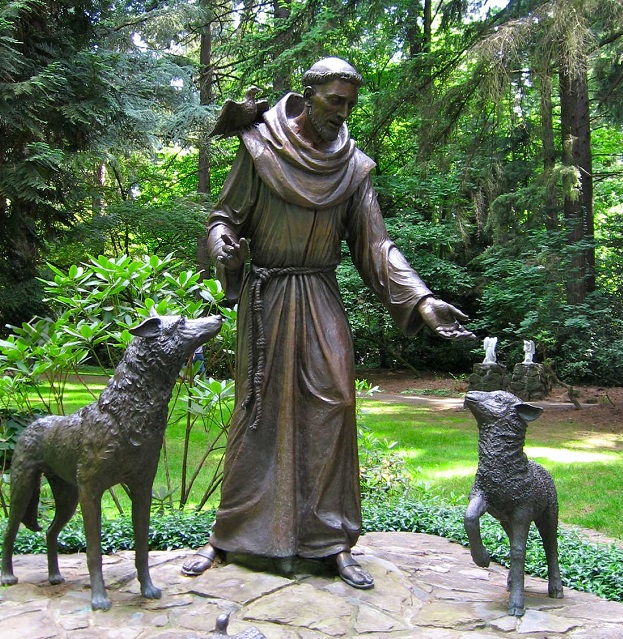 st francis garden statue