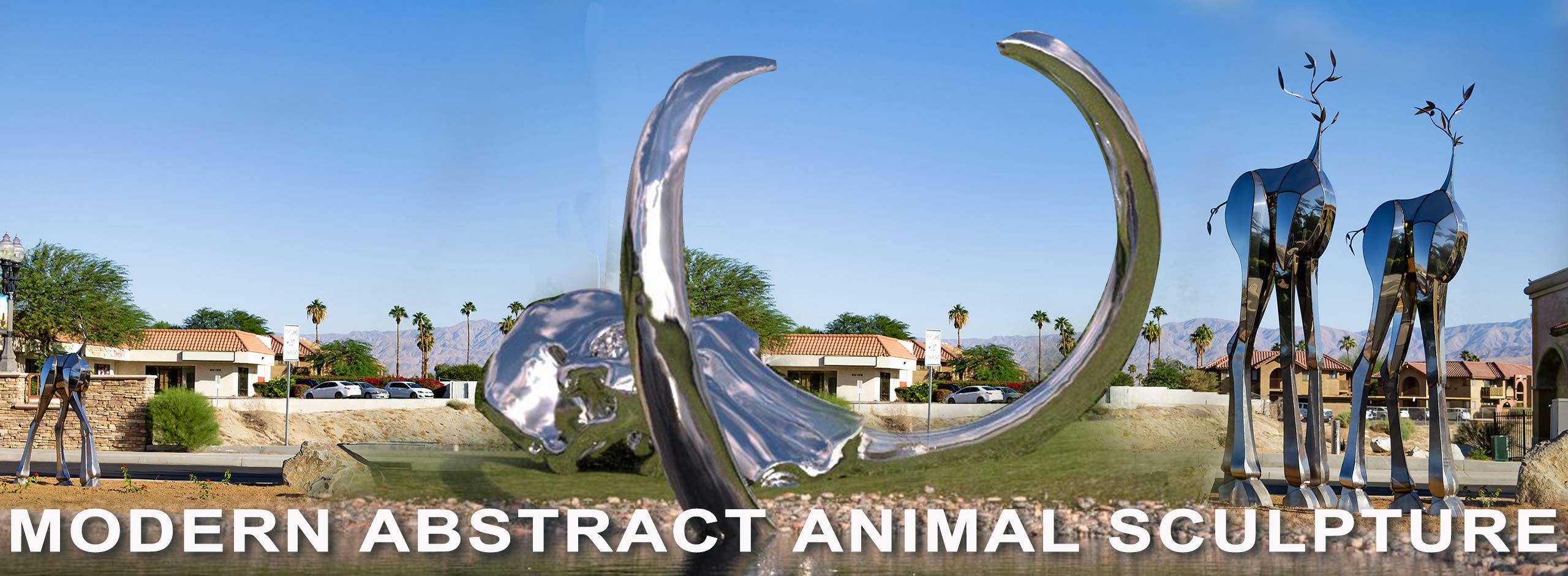 Modern Abstract Animal Sculpture