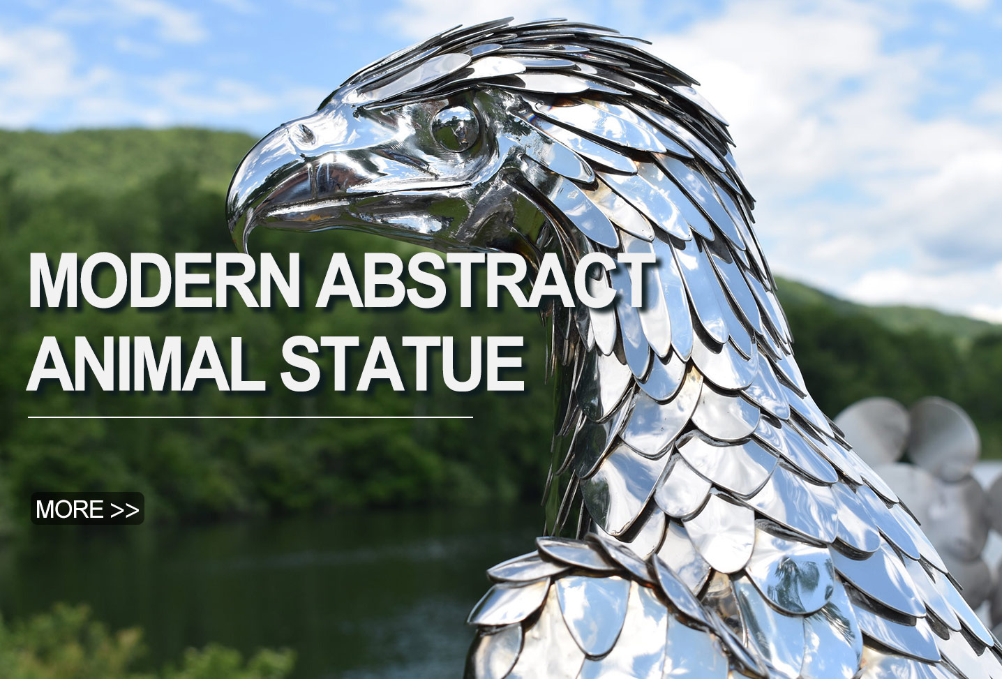 Modern Abstract Animal Sculpture