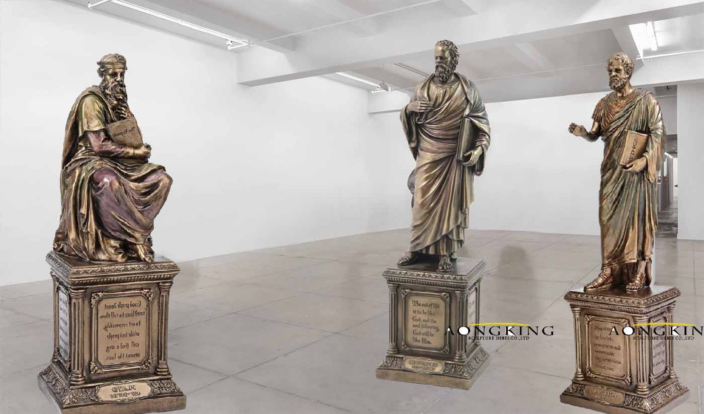 Masters of Western Philosophy Statues
