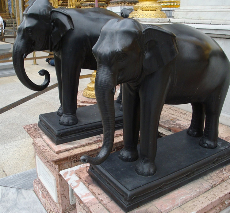 garden statues of elephants
