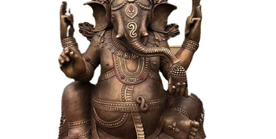 bronze Ganesha statue
