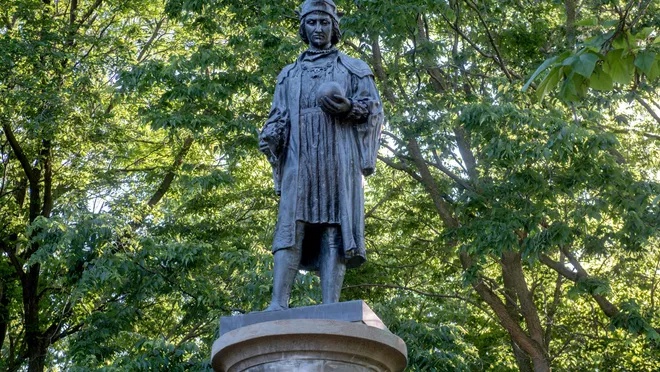 Christopher Columbus statue 2