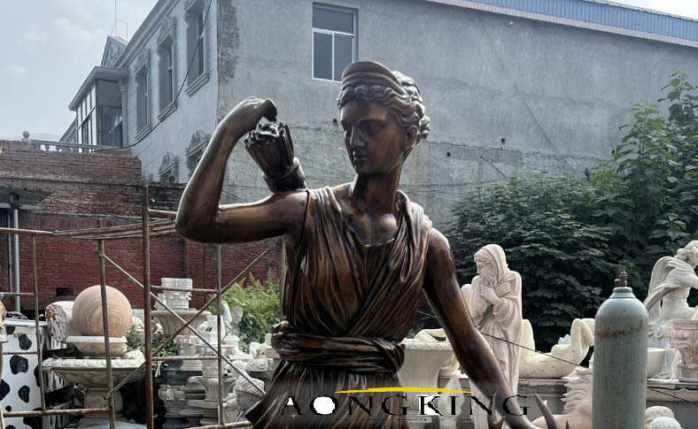 artemis goddess statue - athena statue bronze Aongking