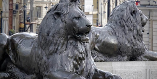 Lion Statues from Trafalgar Square