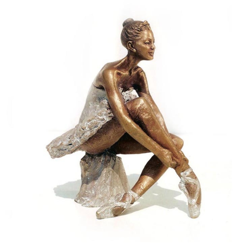 French Impression style Ballet Dancer Ballerina Sculpture