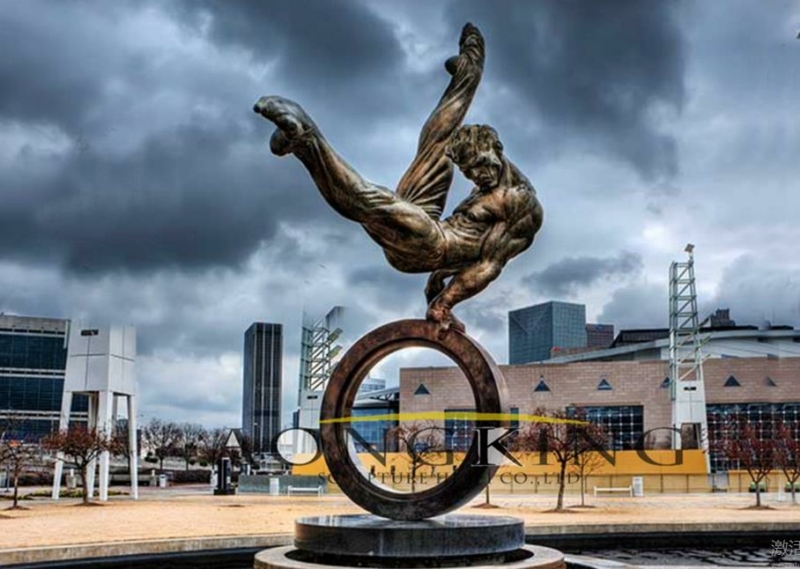 The Flair gymnastics sculpture