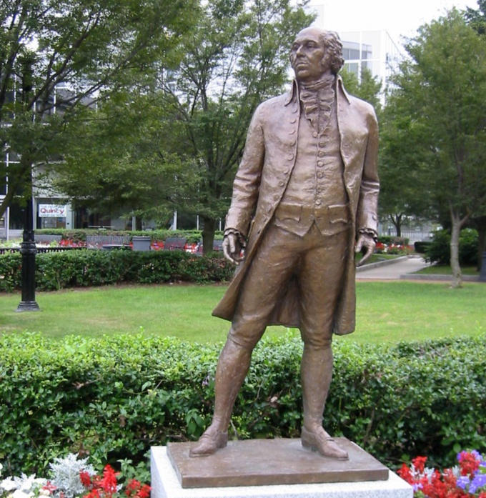 John Quincy Adams statue bronze