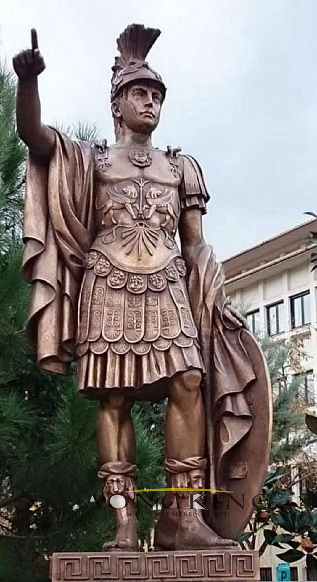 Statue King of Greek tribe