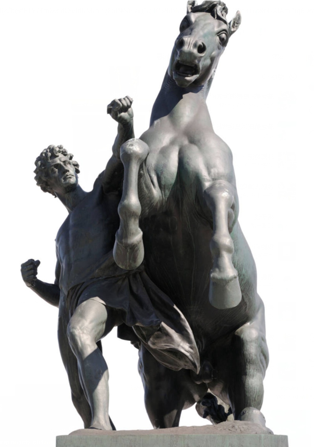 Vienna austria statue man horse