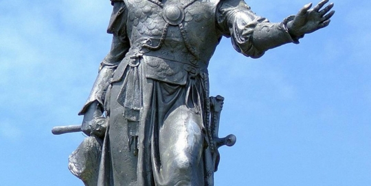 head of the confederation sculpture bronze