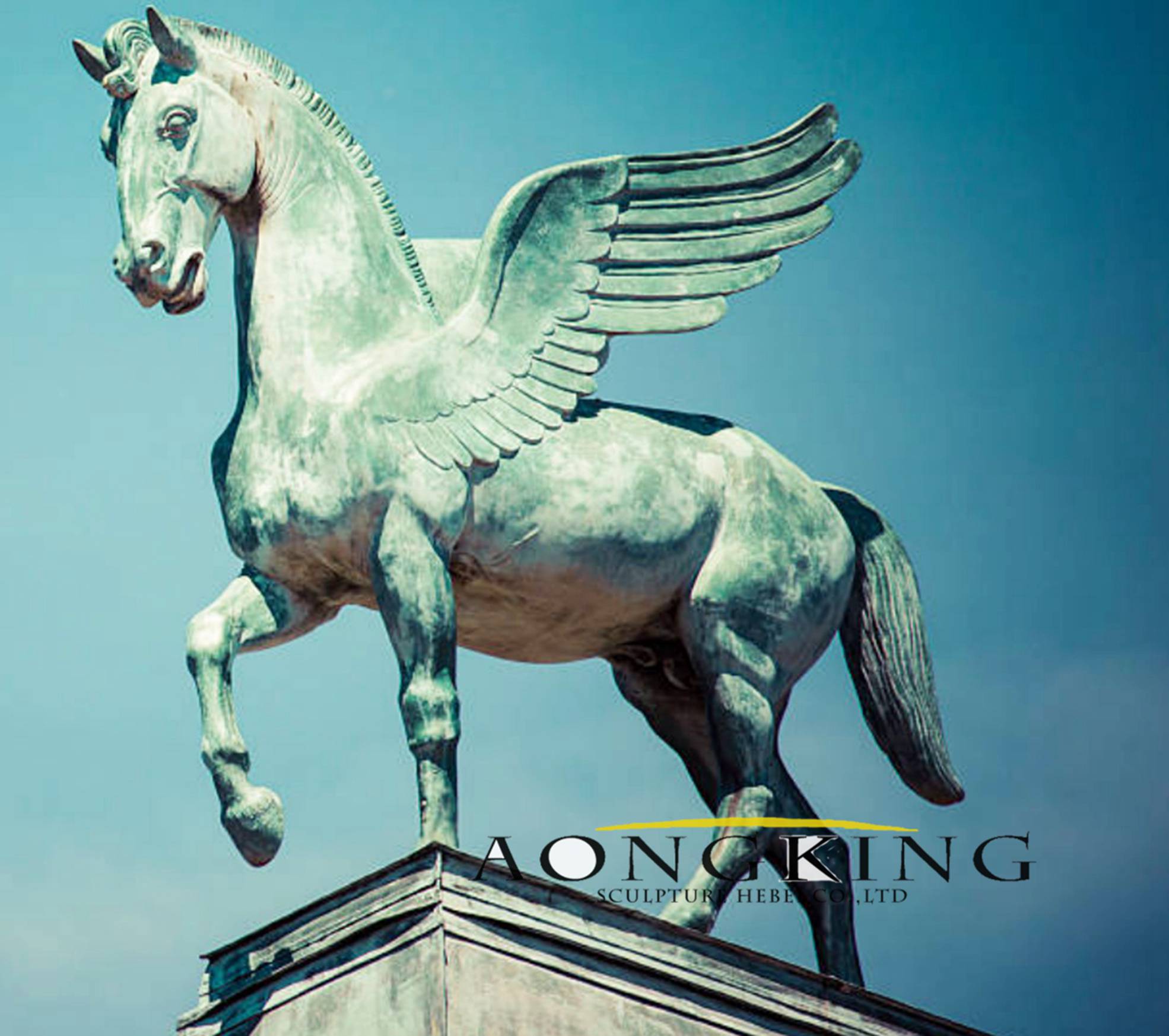 Bronze Statue Of Pegasus