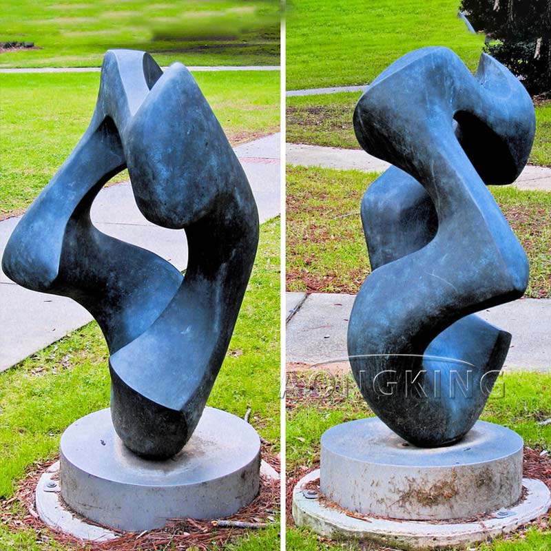 Dusky blue sculpture