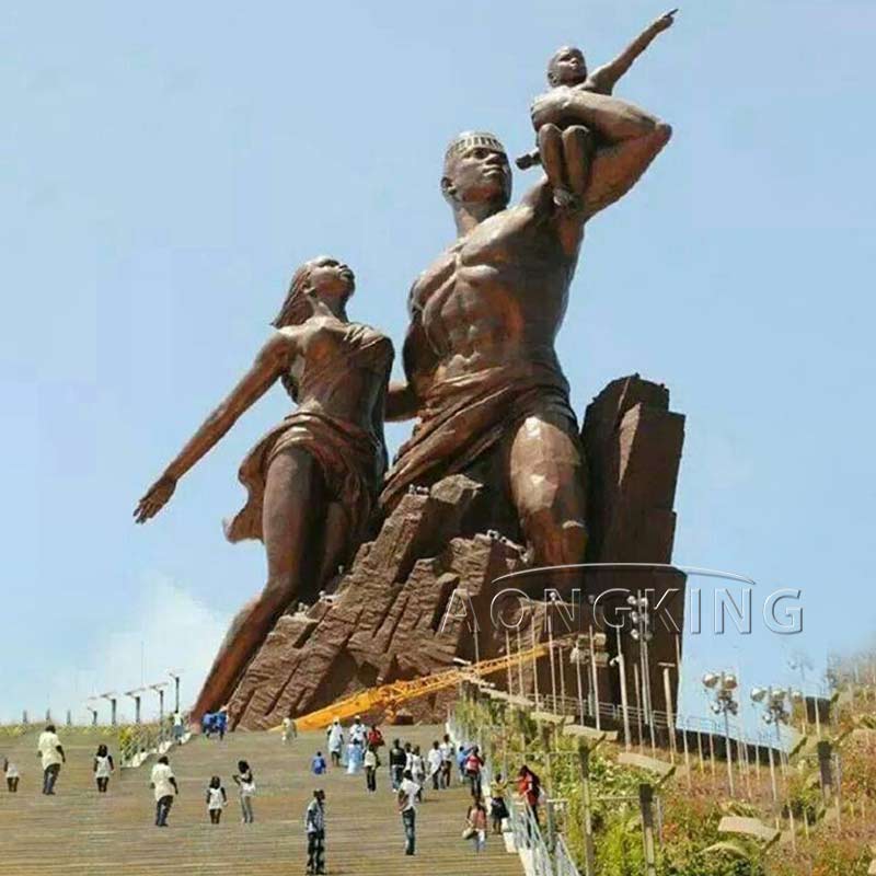 bronze Monument to African Renaissance sculpture