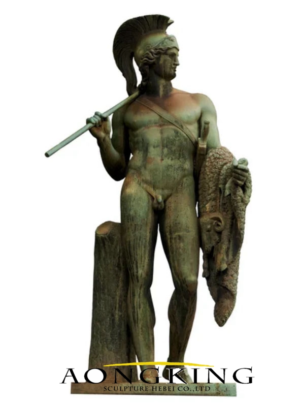 bronze sculpture of Jason and the Golden Fleece