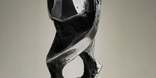 cast aluminum metal art sculpture
