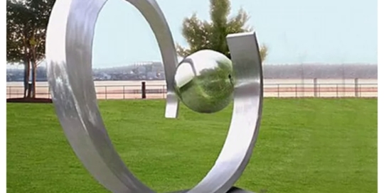 Stainless Steel Heart Shape Sculpture